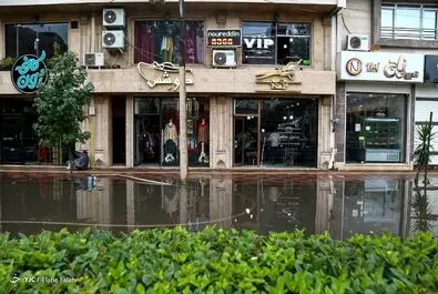 سیلاب در رشت