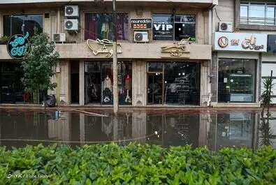 سیلاب در رشت