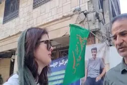  ️گریه خبرنگار آمریکایی بعد از دیدن منزل یکی از شهدای هسته ای ایران
