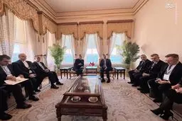 تصاویر دیدار سرپرست وزارت امور خارجه با هاکان فیدان