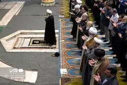 چه کسانی پشت سر کاظم صدیقی نماز خواندند؟ +عکس