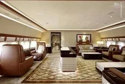 تصاویر  هواپیمای لوکس اهدایی قطری‌ها به ترامپ