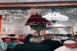 حرم رضوی در آستانه میلاد پیامبر (ص) 