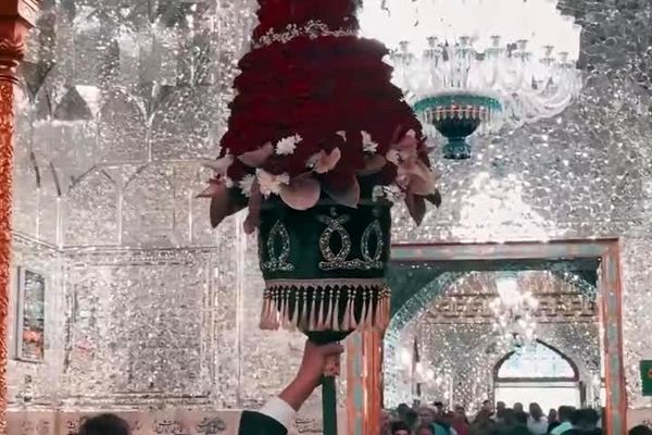 حرم رضوی در آستانه میلاد پیامبر (ص) 