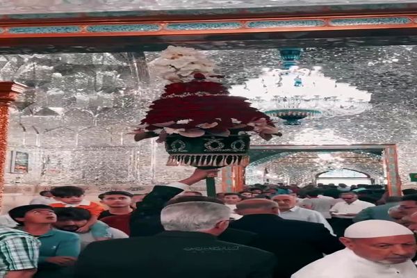 حرم رضوی در آستانه میلاد پیامبر (ص) 