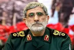 حضور سردار قاآنی در دفتر حماس در تهران + فیلم