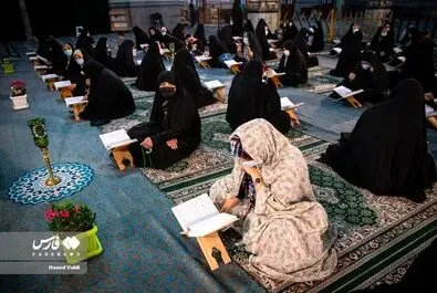 جزء خوانی قران کریم در شاه عبدالعظیم