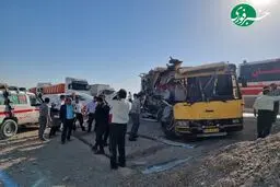 آخرین وضعیت مصدومان و راننده تصادف اتوبوس دانشجویان
