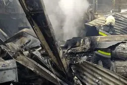 تصاویر سقوط بالگرد در درچه اصفهان