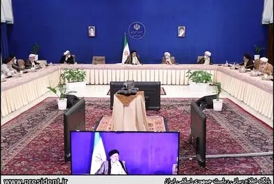 دیدار اعضای جامعه روحانیت مبارز با رییس جمهور