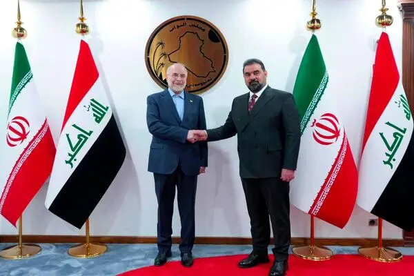 اولین تصویر از هدیه قالیباف به رئیس مجلس عراق