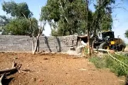 ۳ هزار مترمربع زمین خواری در بندرعباس کشف شد

