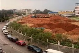 تصاویر هوایی از مسیر تشییع پیکر شهید نصرالله