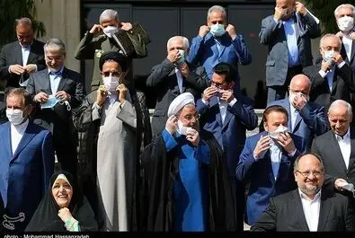 تصاویر آخرین جلسه هیات دولت روحانی