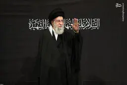 تصاویر عزاداری حضرت زهرا (س) با حضور رهبر انقلاب