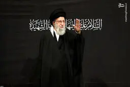 تصاویر عزاداری حضرت زهرا (س) با حضور رهبر انقلاب