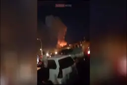 بمباران شهر غازیه در جنوب لبنان توسط اسرائیل