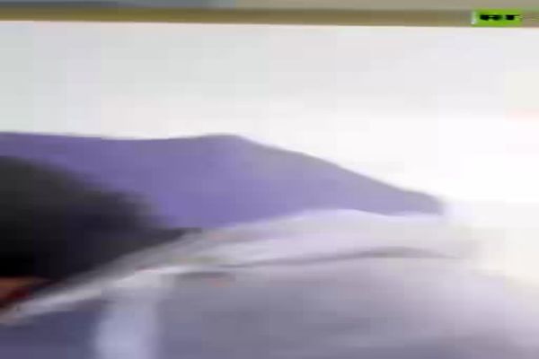 طوفان آخر الزمانی در هنگ کنگ ؛ مردم را باد برد
