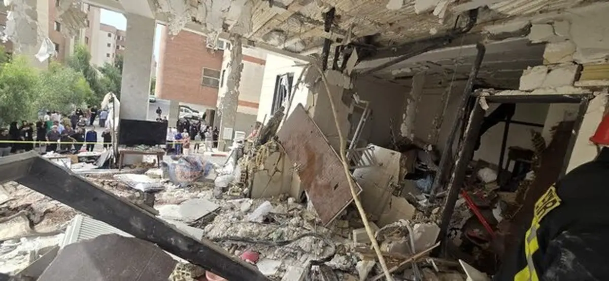 جدیدترین تصاویر از تخریب شدید در انفجار امروز در قم 
