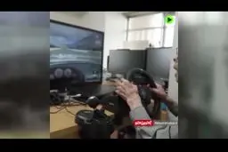 تصاویر پیرمرد 93 ساله عاشق تخته گاز رفتن