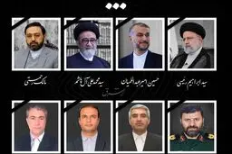 ببینید پیکر رئیس جمهور و همراهان در تهران 