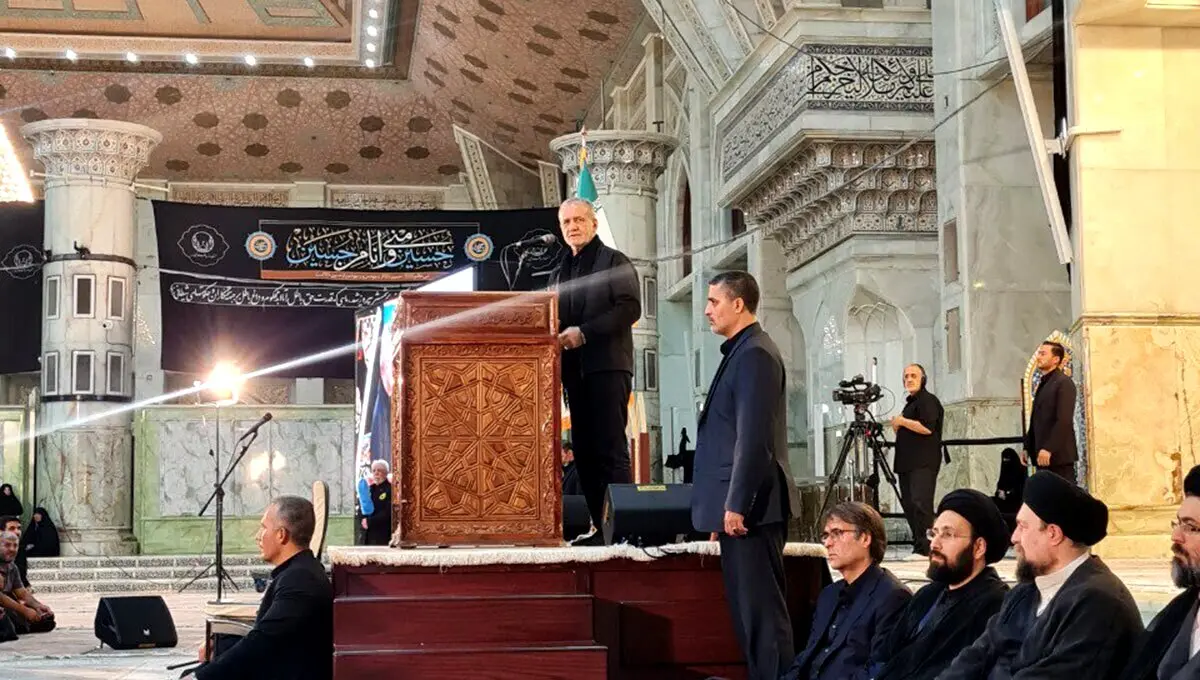 پزشکیان سخنران مراسم شب بیست و یکم رمضان در حرم امام شد