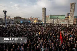 تصاویر مراسم پیاده‌روی جاماندگان اربعین حسینی در تهران 