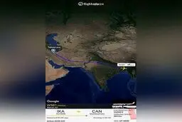 خبر فوری/ یک هواپیمای ایرانی درآسمان هند تهدید به بمب‌گذاری شد / جنگنده‌های نیروی هوایی هند به پرواز در آمدند