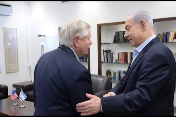 جلسه پشت درهای بسته سناتور گراهام و نتانیاهو برای جنگ 