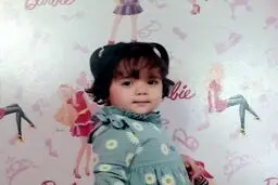 تصویر سنگ مزار دختر کاپشن صورتی