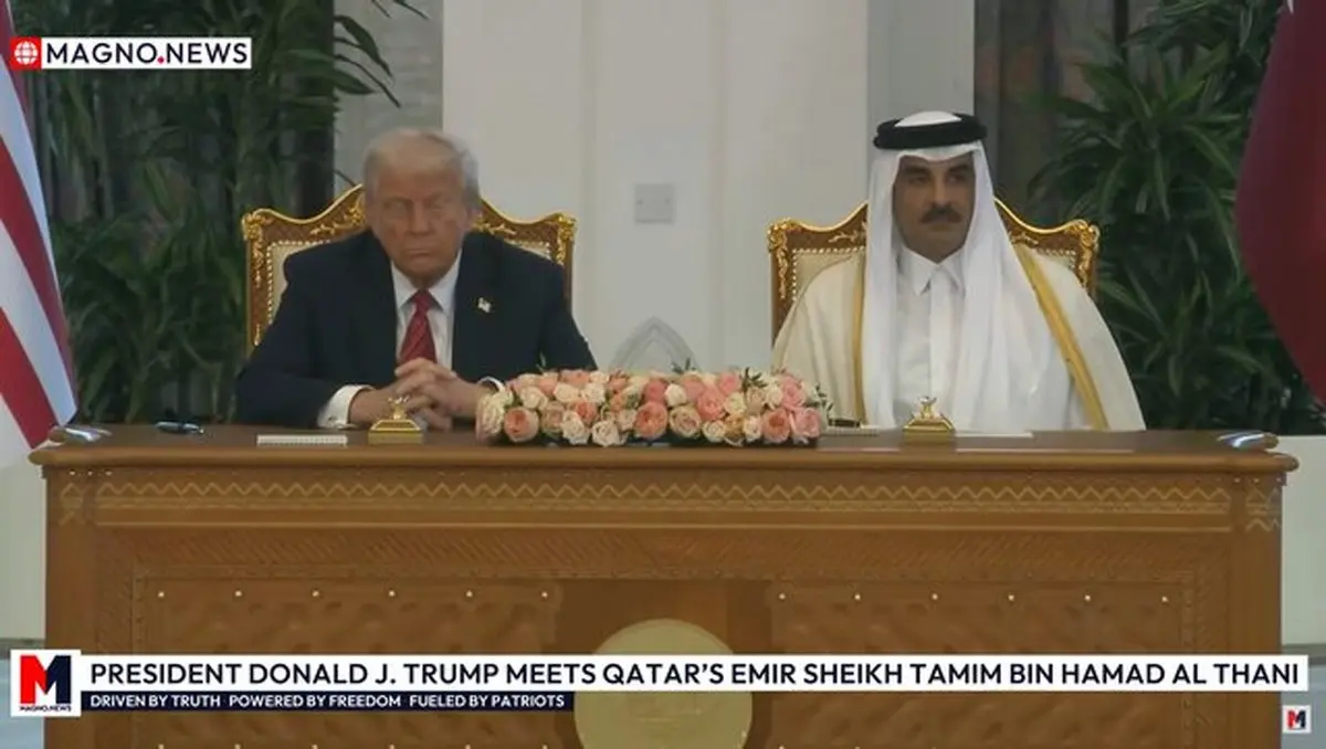 ترامپ در دیدار با امیر قطر: موضوع ایران حل می‌شود