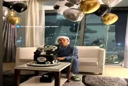 جشن تولد جدید مهدی قایدی با دشداشه 