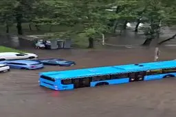 ببینید | مسکو غرق شد