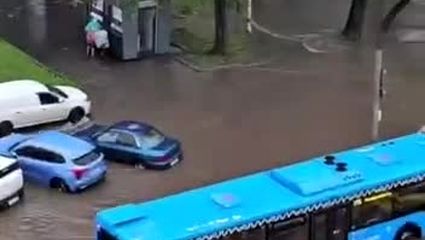ببینید | مسکو غرق شد