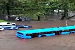 ببینید | مسکو غرق شد