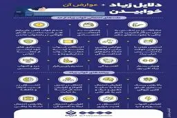  عوارض خواب بیش از اندازه؛عکس