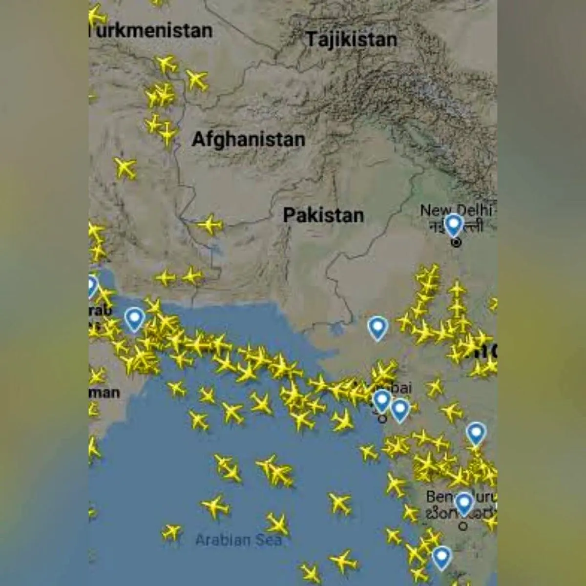 حریم هوایی پاکستان بسته شد + جزئیات