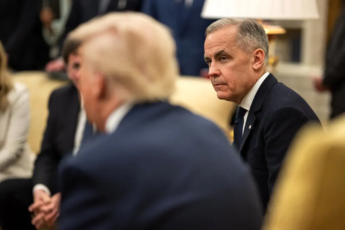 گفتگوی ترامپ و کارنی در ضیافت ناهار درباره ایران