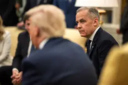 گفتگوی ترامپ و کارنی در ضیافت ناهار درباره ایران