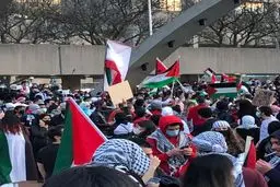 حمله پلیس آلمان به تجمع اعتراضی در حمایت از فلسطین