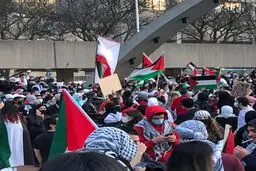 حمله پلیس آلمان به تجمع اعتراضی در حمایت از فلسطین