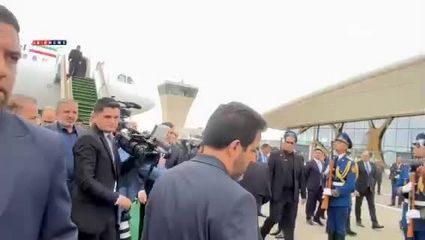 رئیس‌جمهور برای اجلاس اکو وارد جمهوری آذربایجان شد
