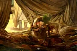 تجسم بازگرداندن پیکر حضرت قاسم(ع) در عاشورا 