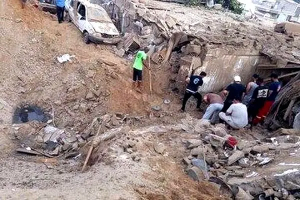 پیدا شدن پیکر کودک 2 ساله در حمله آمریکا به قشم + فیلم