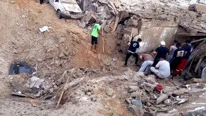 پیدا شدن پیکر کودک 2 ساله در حمله آمریکا به قشم + فیلم