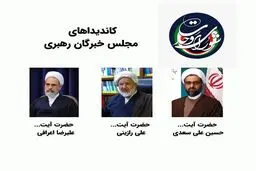 لیست مورد حمایت شورای وحدت برای مجلس خبرگان 