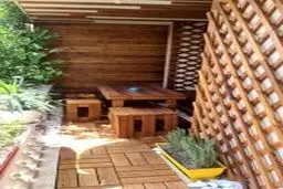 تولید چوب ترمووود برای تراس آلاچیق پرگولا

