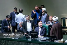 اولین جلسه مجلس در سال ۱۴۰۳؛روبوسی