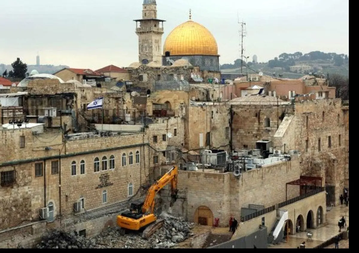 حفاری های مشکوک و پنهانی اسرائیل در اطراف مسجد الاقصی + جزئیات