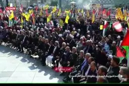 حضور مسئولان در مراسم تشییع شهید نیلفروشان
